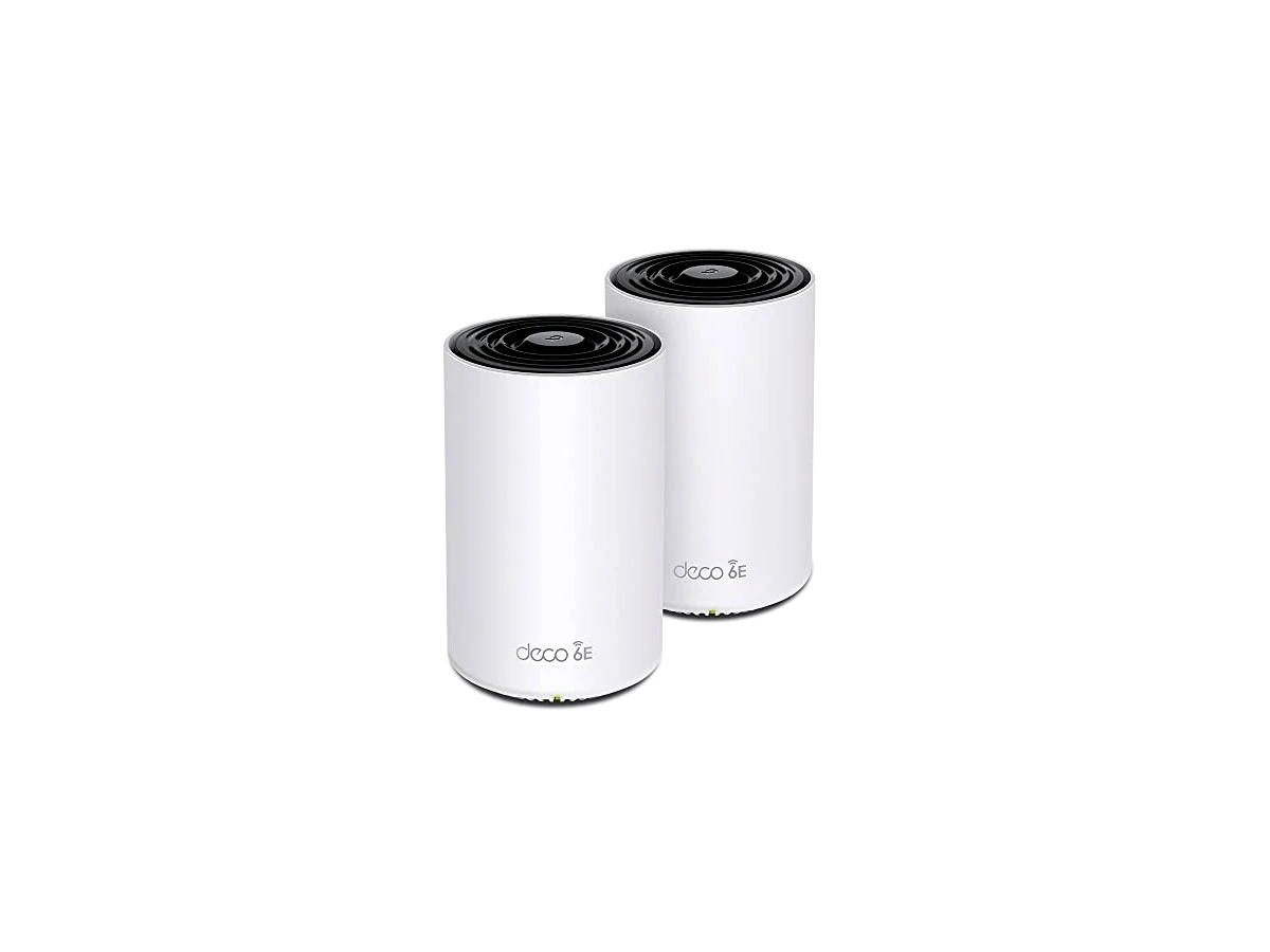 Revisão TP-Link Deco XE75 Pro (2-Pack), WiFi 6E AI Mesh AXE5400 Mbps, 1 porta de 2,5 Gbps, 2 portas de 1 gigabit, 6 GHz, banda real tripla, cobertura de 510 m2, instalação fácil, até 2 00 Dispositivos: Melhor custo-benefício para planos acima de 1 Giga