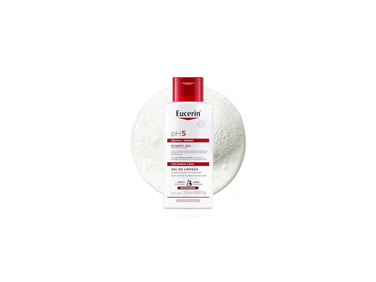Revisão Gel de Limpeza Facial e Corporal Eucerin pH5 Syndet 250ml (próximo a 260ml): excelente para pele atópica, mas não para uso íntimo