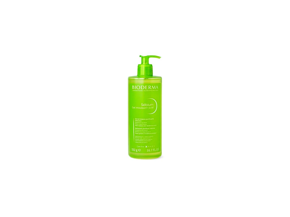Revisão Bioderma Sébium Gel Moussant Actif Limpeza Facial Intensiva: limpeza dupla de ácidos para acne persistente no rosto e corpo