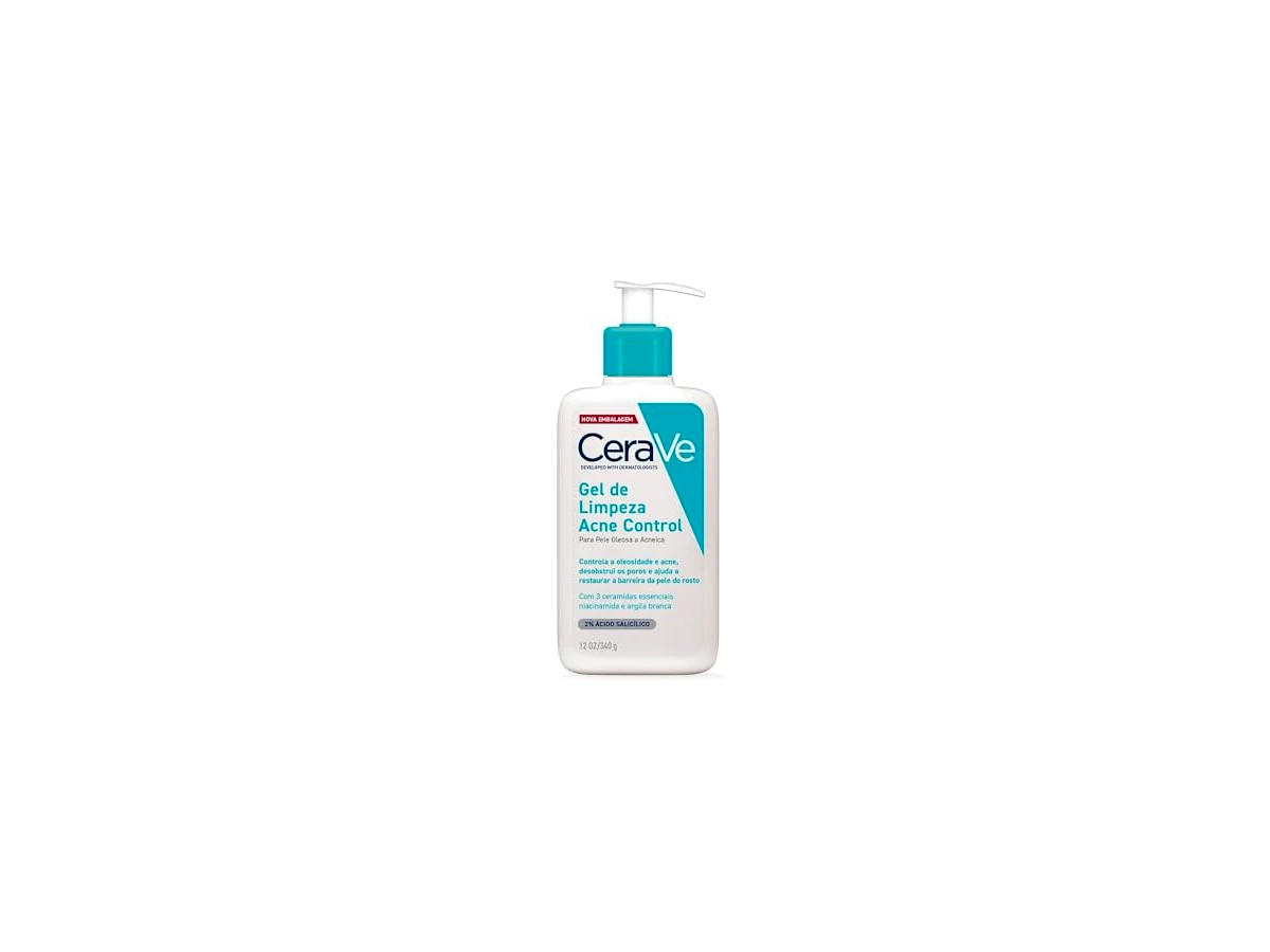 Revisão CeraVe Gel de Limpeza Acne Control com Ácido Salicílico e Niacinamida: a barreira intacta contra o efeito rebote