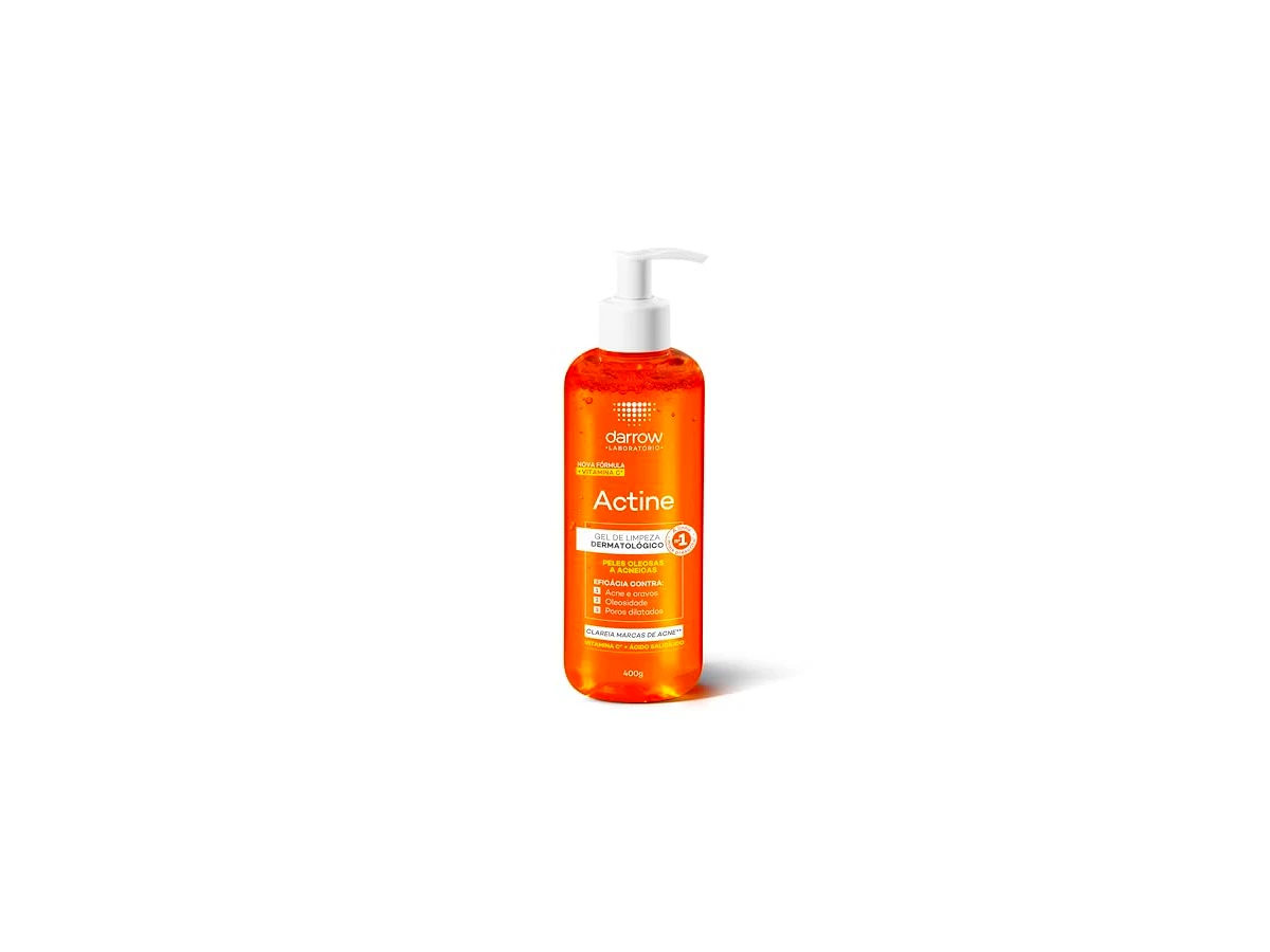 Revisão Darrow Actine Sabonete Líquido Facial Antiacne com Ácido Salicílico e Vitamina C: excelente custo-benefício para o controle do brilho