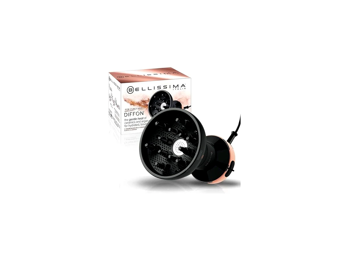Revisão Secador de Cabelo Bellissima Italia Diffon DF1 5000 Ceramic Específico para Cachos: praticidade 2 em 1 e formato compacto para viagem