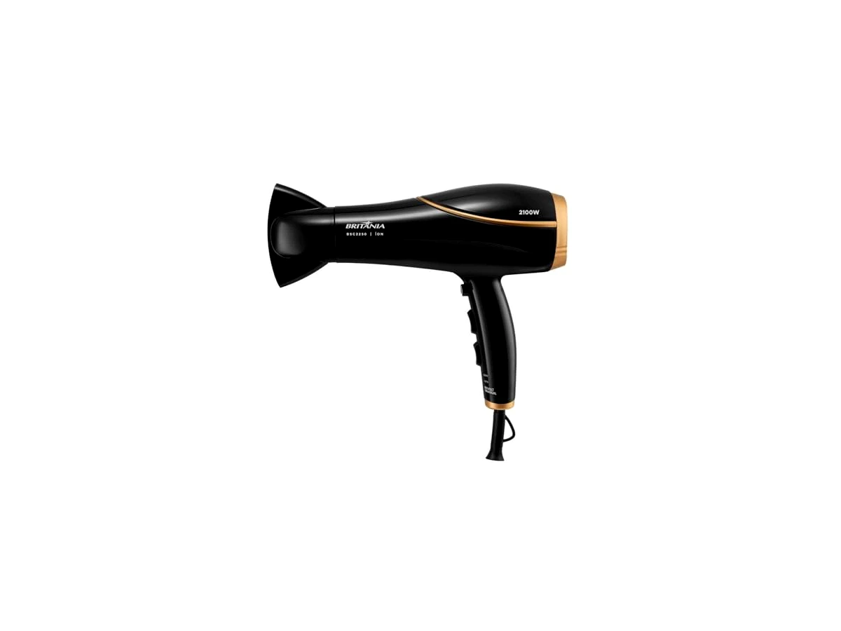 Revisão Secador de Cabelo Britânia BSC2250 2100W Bivolt: a melhor escolha barata e leve para levar na mala