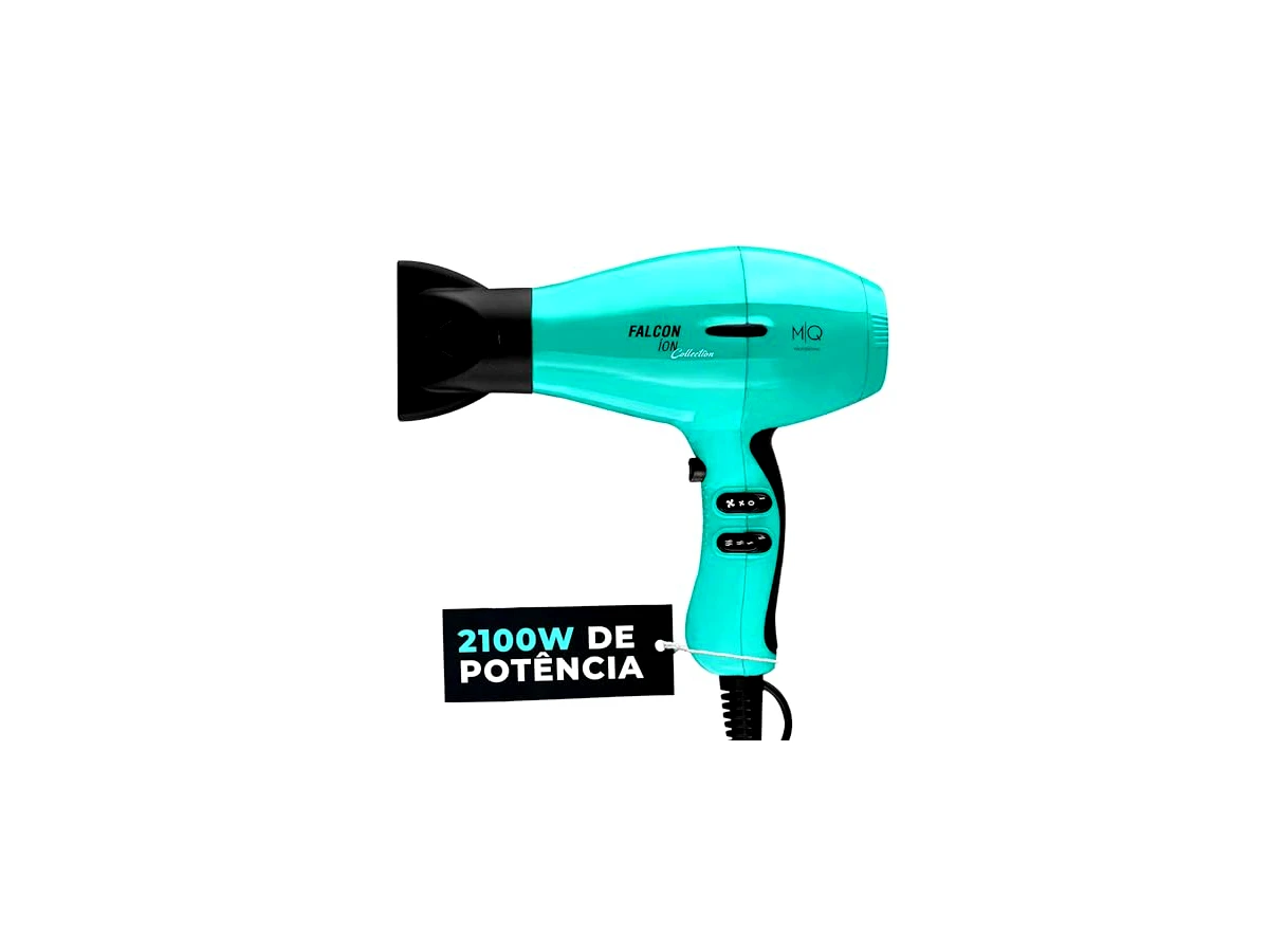 Revisão Secador de Cabelo MQ Professional Falcon Íon 2100W: potência extrema em formato ultracompacto