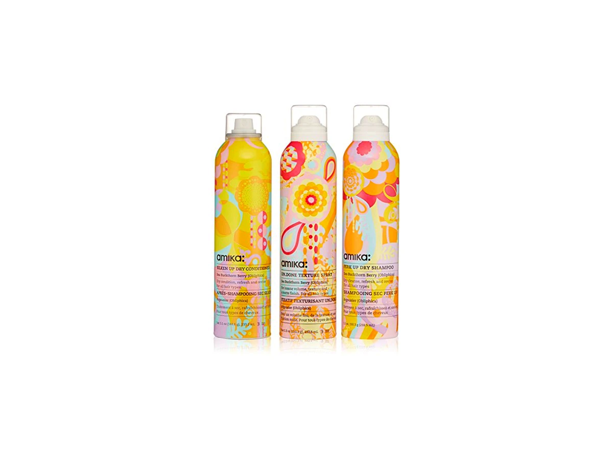Revisão Amika Perk Up Talc-Free Dry Shampoo: acabamento invisível de prestígio para fios escuros