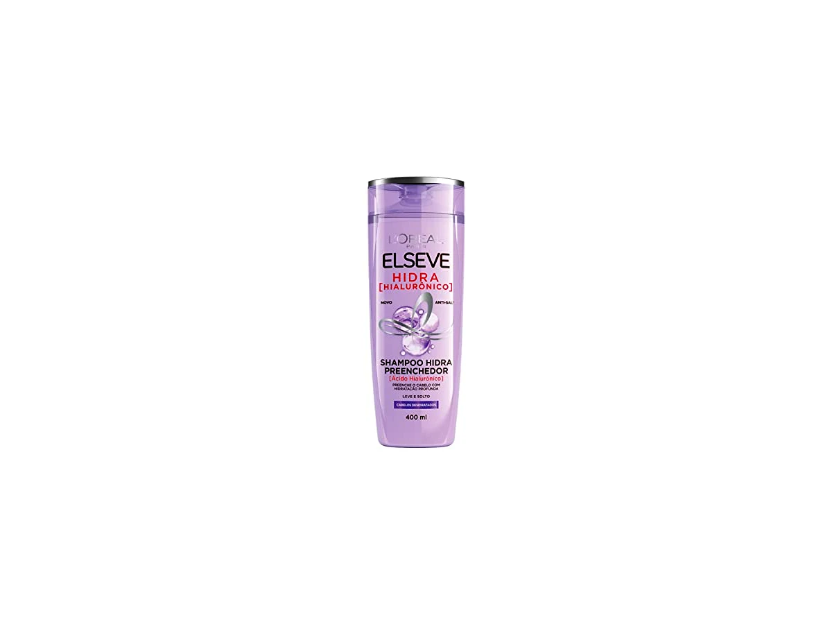 Revisão Shampoo L'Oréal Paris Elseve Hidra Hialurônico Preenchedor 400ml: hidratação de ponta com preço de entrada