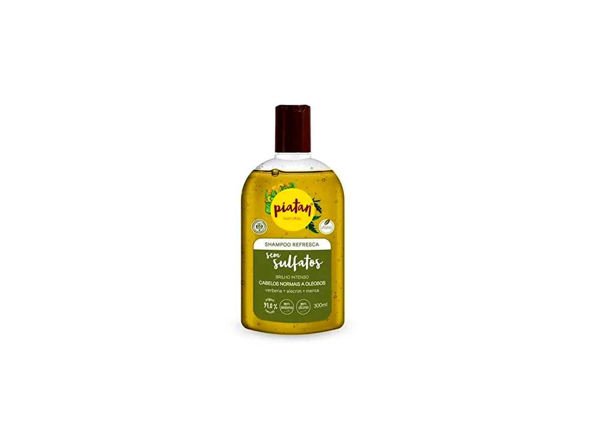 Revisão Shampoo Natural Refresca Sem Sulfatos 300ml - Piatan Natural: a porta de entrada acessível para o low poo e a beleza verde