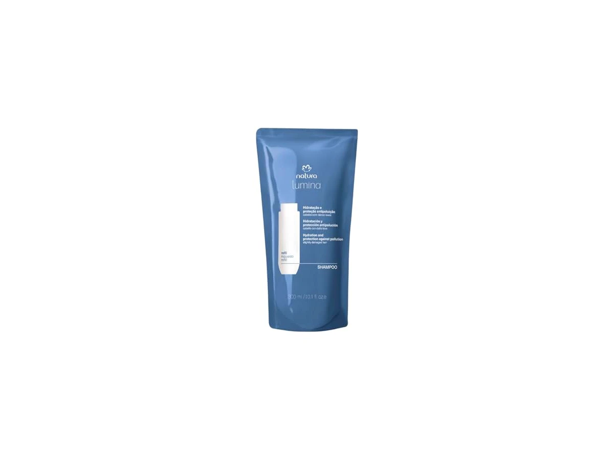 Revisão NATURA LUMINA SHAMPOO HIDRATAÇÃO E ANTIPOLUIÇÃO REFIL 300ml: A melhor escolha econômica para a manutenção diária dos fios