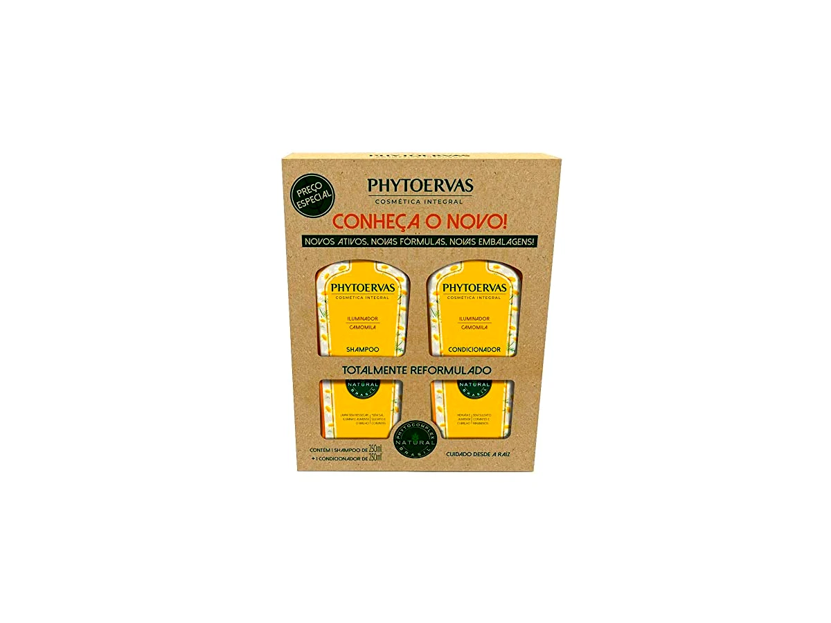 Revisão Shampoo Phytoervas Iluminador Camomila com Macadâmia Sem Sal 250ml: clareamento gentil focado na técnica Low Poo