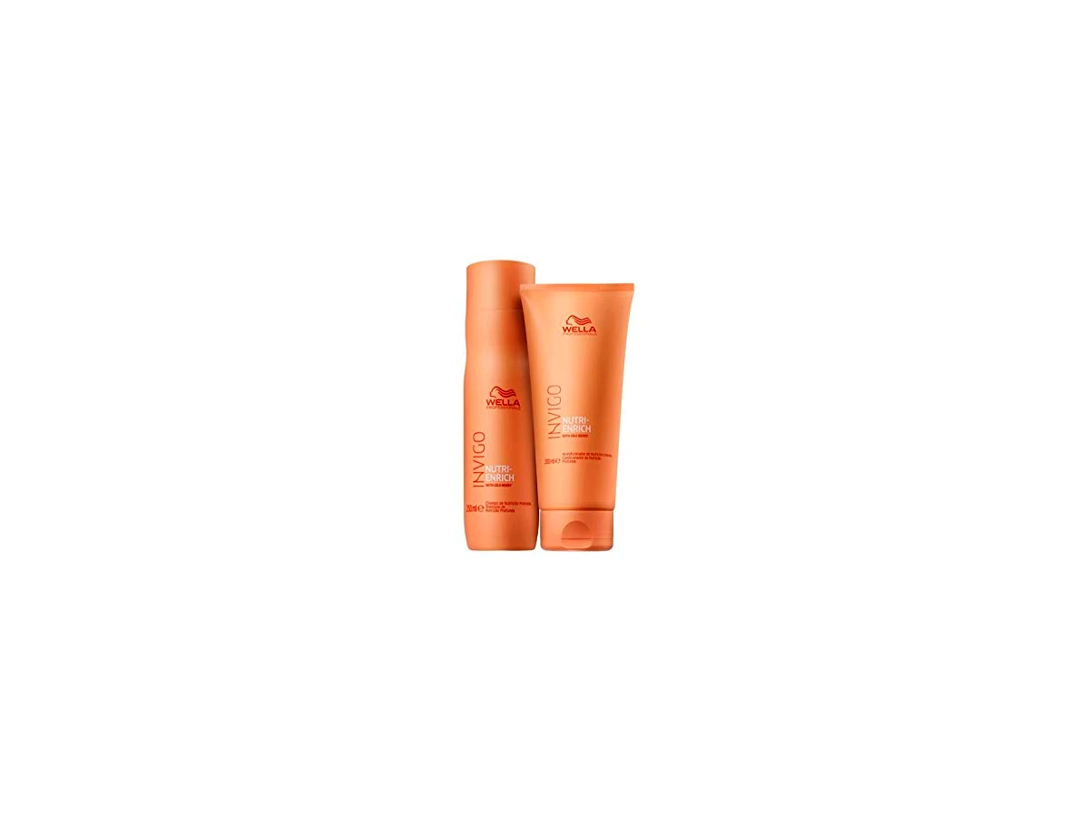 Revisão Kit Wella Professionals Invigo Nutri-Enrich Deep Nourishing Shampoo e Condicionador: a salvação rápida para fios ressecados