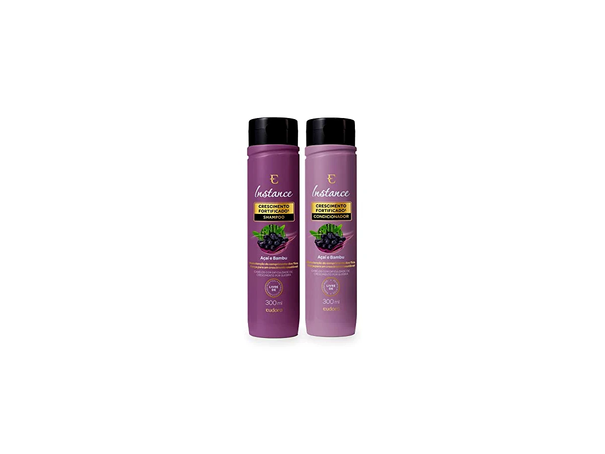 Revisão Shampoo Eudora Instance Açaí e Bambu Crescimento Fortificado 300ml: manutenção diária com excelente custo-benefício