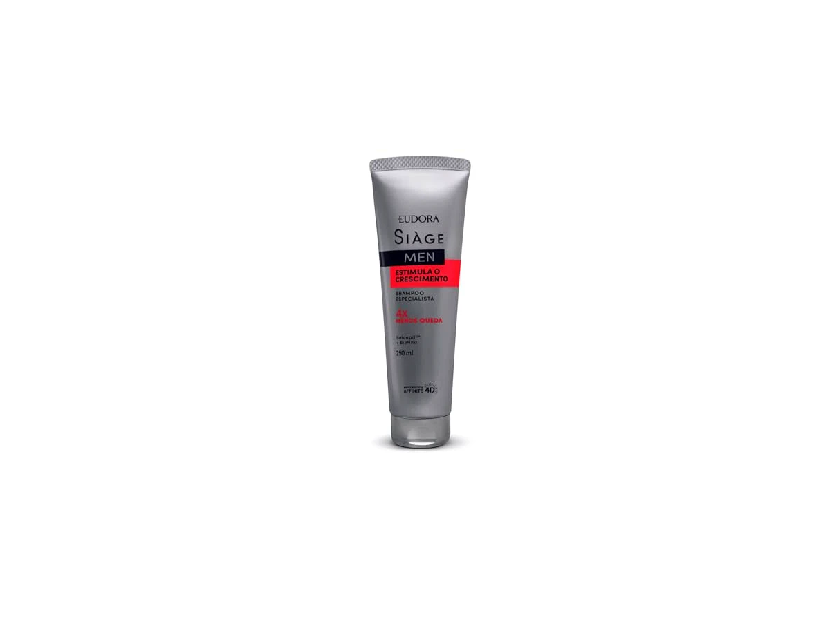 Revisão Shampoo Eudora Siàge Men Estimula o Crescimento 250ml: A melhor escolha para entradas e afinamento capilar masculino