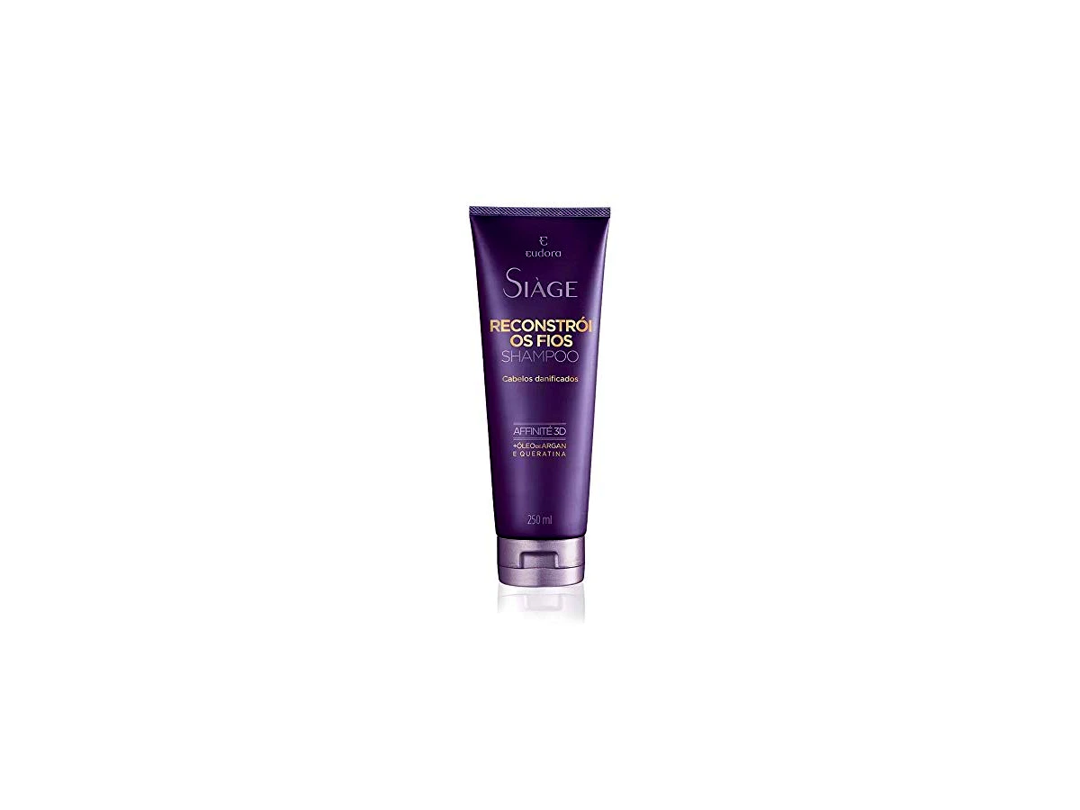 Revisão Shampoo Eudora Siàge Reconstrói os Fios 250ml: a salvação para cabelos elásticos e quebra química