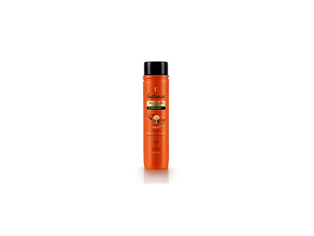 Revisão Shampoo Eudora Instance Karité Nutrição e Reparação Profunda 300ml: hidratação diária sem pesar no bolso ou nos fios