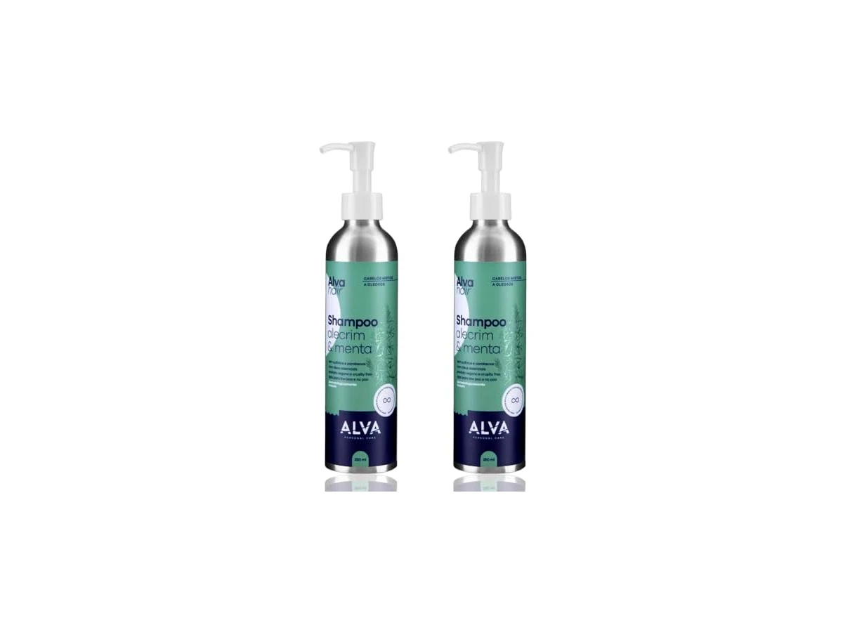 Revisão Alva Personal Care Shampoo Vegano e Natural Alva Alecrim e Menta: a melhor opção refrescante para raízes oleosas