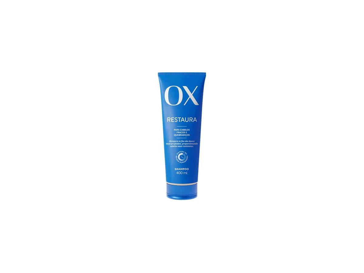 Revisão Shampoo OX Restauração Profunda Tutano e Aminoácidos - 400ml: tratamento potente e econômico para fios fragilizados