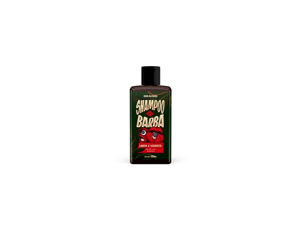 Revisão Shampoo para Barba Don Alcides Guaraná 120ml: o despertar gelado definitivo para controlar a oleosidade do rosto
