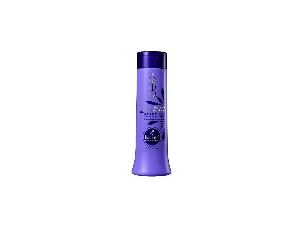 Revisão Shampoo Haskell Cosmética Natural Matizador Ametista Desamarelador 300ml: manutenção segura e gradual para o dia a dia