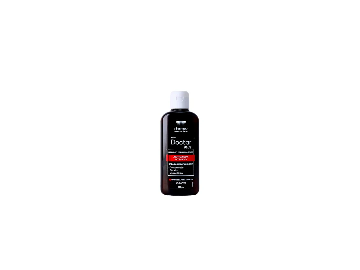 Revisão Shampoo Anticaspa Intensivo Darrow Doctar Plus Tratamento Dermatológico 120ml: Tratamento de choque gentil para peles sensíveis