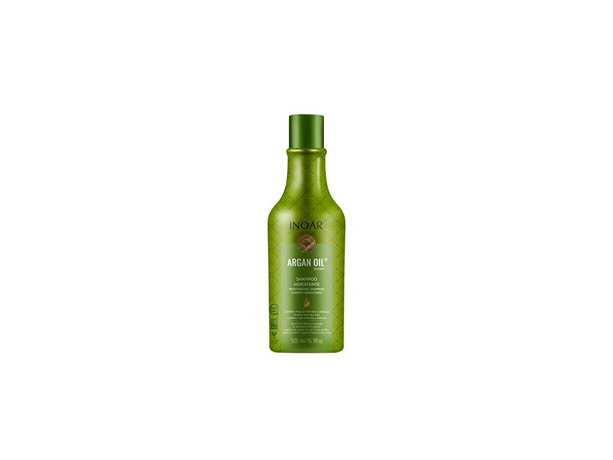 Revisão Shampoo Inoar Argan Oil System Hidratante Sem Sal: hidratação acessível e limpeza gentil para cabelos ressecados