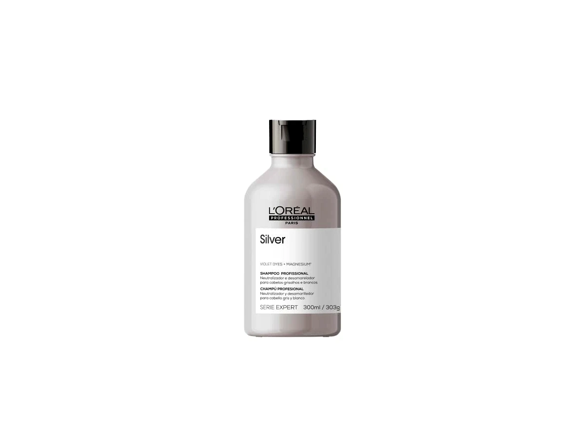 Revisão Shampoo Matizador L'Oréal Professionnel Serie Expert Silver 300ml: a melhor escolha de salão para neutralizar sem ressecar