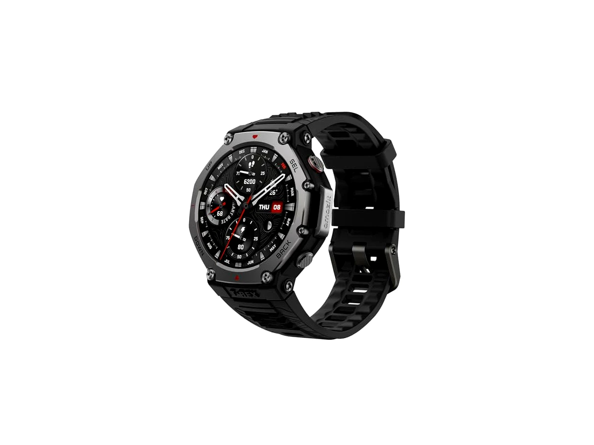 Revisão Amazfit T-Rex 3 Relógio Inteligente Robusto/Militar 48mm, GPS, Mapas Offline, Longa Vida da Bateria,328 Pés Resistente à Água, 170 Modos de Fitness/Desporto (preto): O melhor custo-benefício para trilhas e mergulho livre