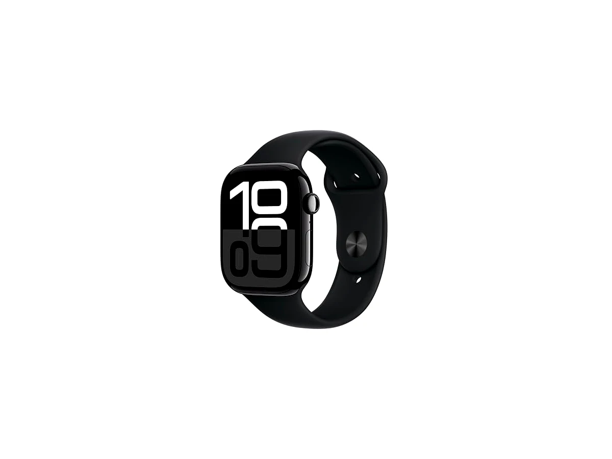 Revisão Relógio inteligente Apple Watch Series 10 (GPS) - 46 mm Jet Black Alumínio com pulseira esportiva fluorescente preta: a melhor escolha para monitoramento de saúde no ecossistema iOS