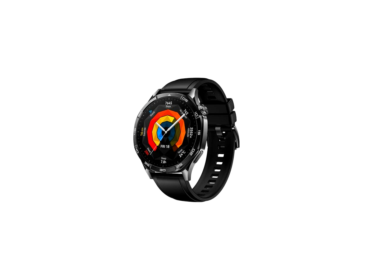 Revisão Smartwatch, HUAWEI WATCH GT 5 46mm, Nova Experiência de Corrida e Ciclismo, Sharp-Edged Design, Até 2 Semanas de Bateria, Compatível com iOS e Android, Sistema GPS Integrado, Preto: a união de elegância e bateria de sobra para treinos