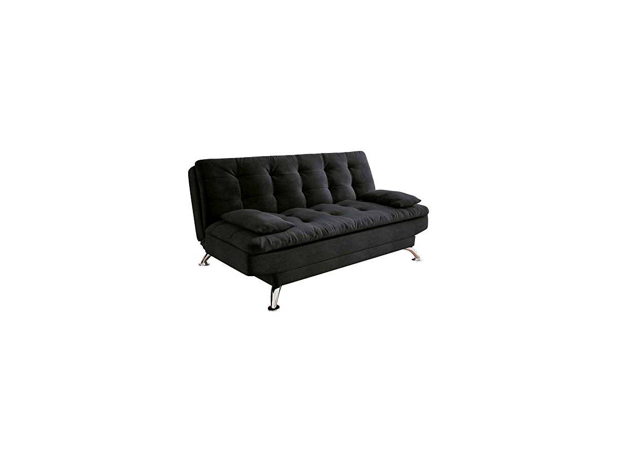 Revisão Sofá-Cama 3 Lugares Casal Premium Suede Cinza: praticidade e espaço útil máximo para visitas esporádicas