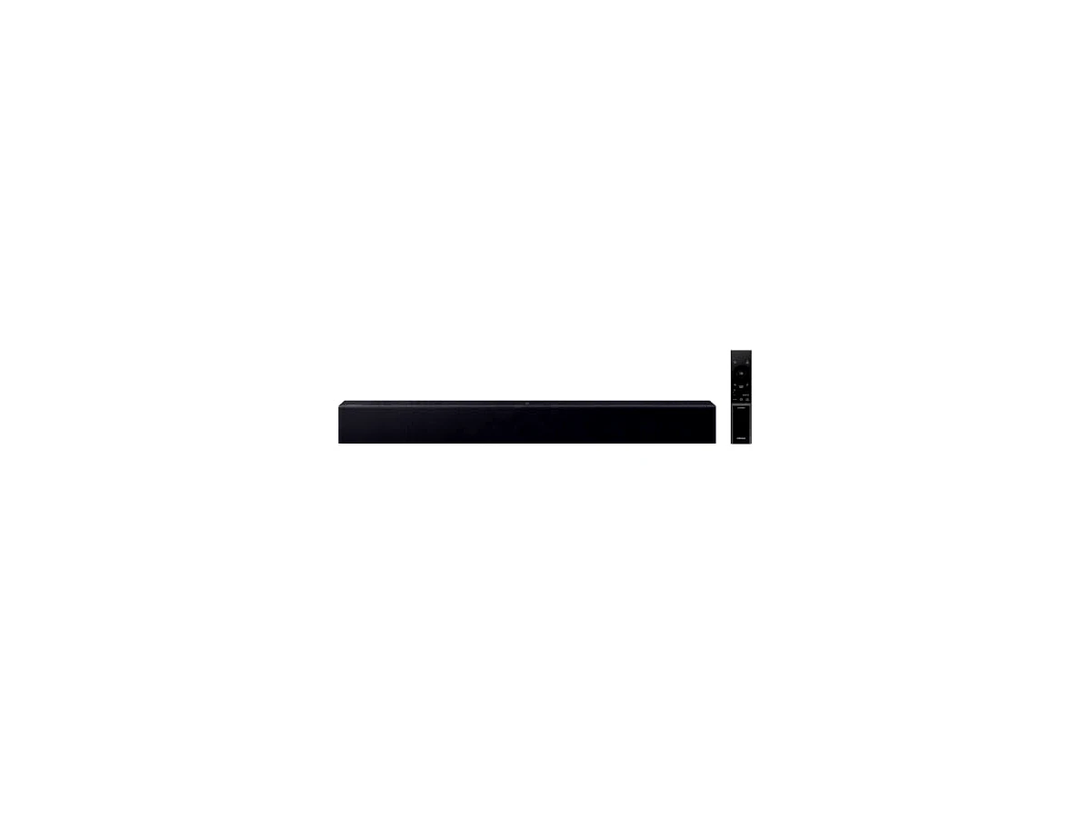 Revisão Soundbar Samsung HW-B400F, com 2.0 canais, Bluetooth, Subwoofer integrado e HDMI ARC: o upgrade ideal para TVs em ambientes compactos
