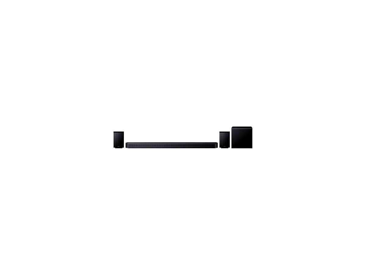 Revisão Soundbar Samsung HW-Q930F, com 9.1.4 canais, Dolby Atmos®, Q-Symphony e Alexa integrado: o melhor custo-benefício com caixas traseiras físicas