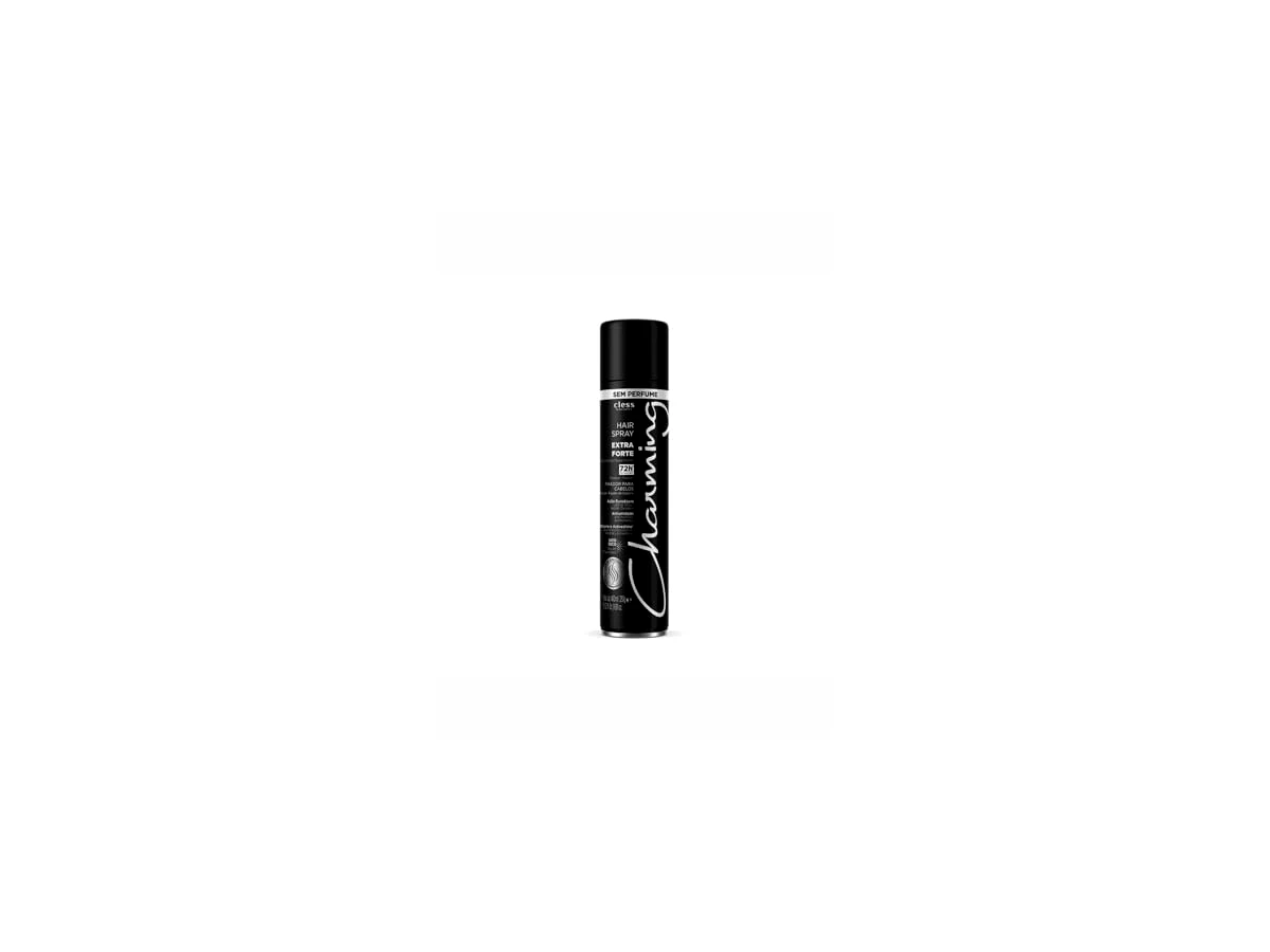 Revisão Cless - Hair Spray Fixador Charming 400Ml Black Extra Forte: a melhor escolha para quem tem sensibilidade a cheiros