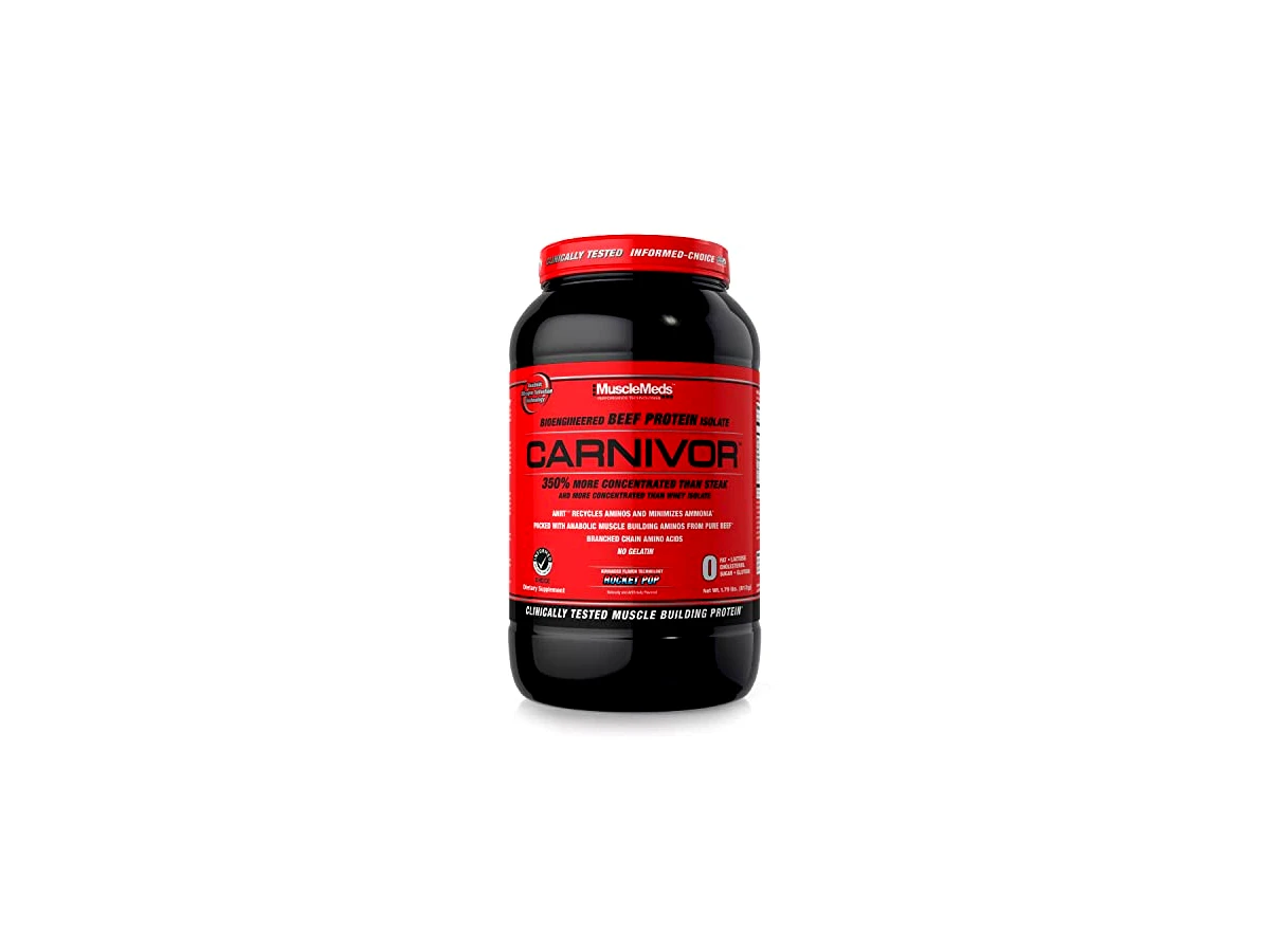 Revisão Proteína Isolada da Carne Carnivor Beef Protein Isolate Sabor Chocolate (1,81kg) - MuscleMeds: a melhor rota de fuga para intolerantes à lactose
