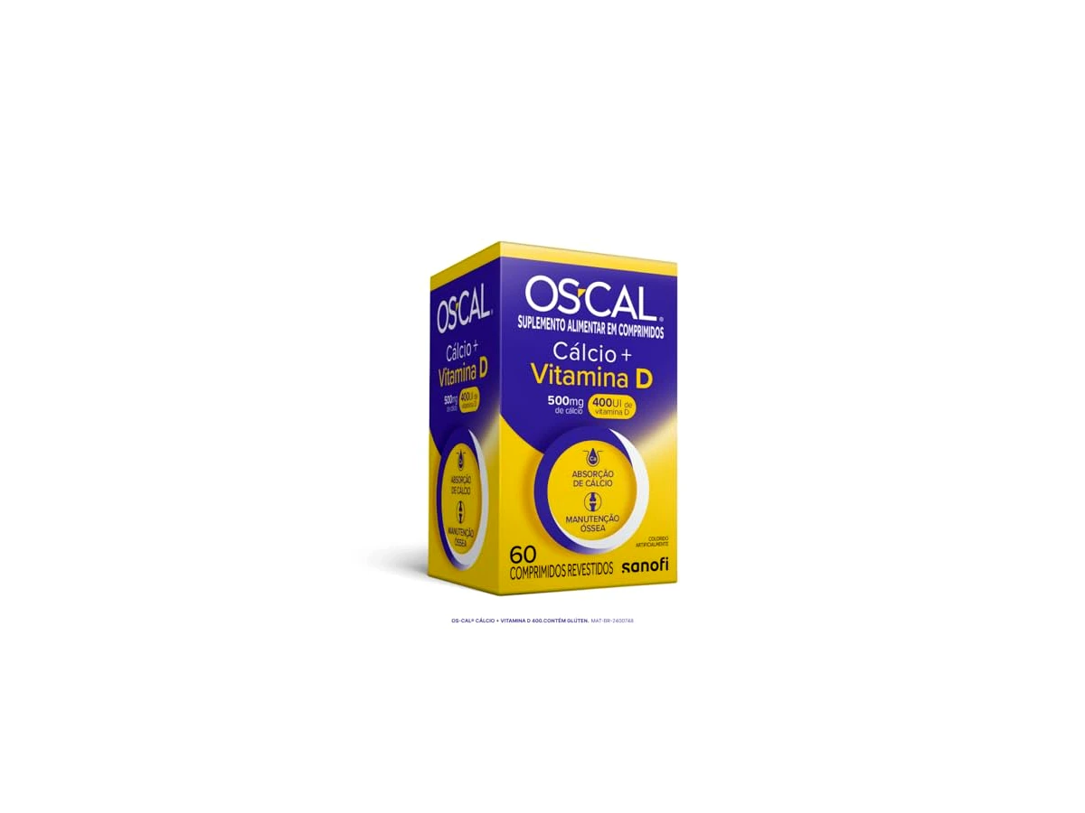 Revisão Os-Cal 500mg + D3 400UI - 60 Comprimidos Revestidos (Sanofi): A escolha tradicional e segura para blindar a densidade óssea