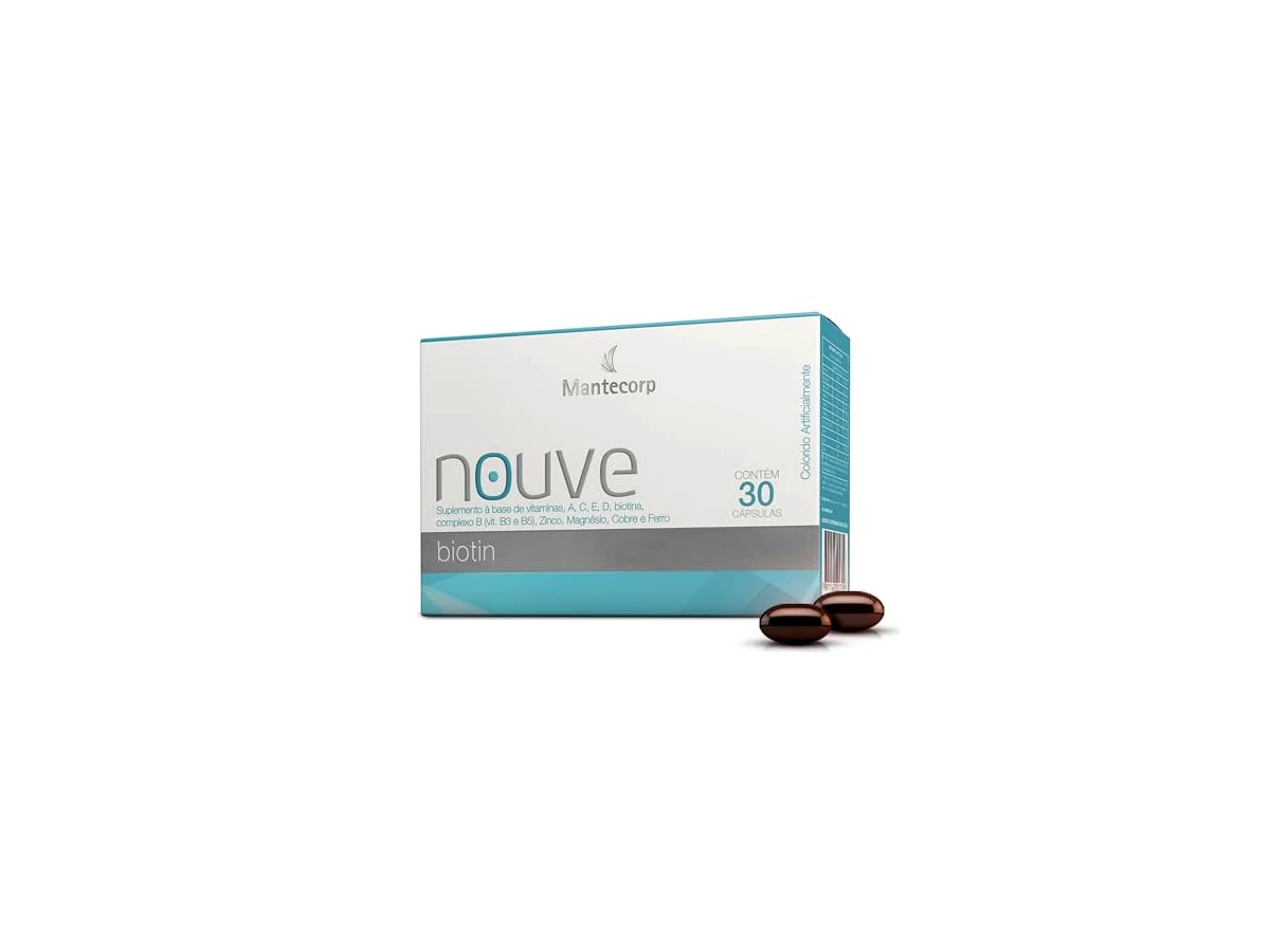 Revisão Nouve Biotin Mantecorp Skincare 30 Cápsulas: A escolha prática para manutenção diária de cabelo, unhas e pele