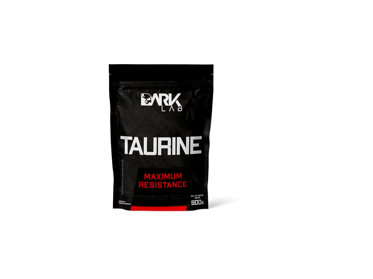 Revisão Taurina Dark Lab, Refil 500g, Manutenção de Massa Magra: economia e precisão com medidor incluso para o dia a dia