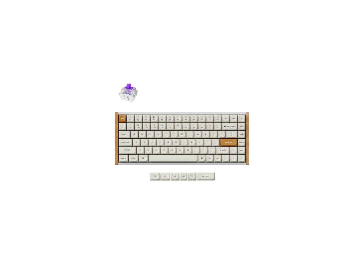 Revisão Keychron K2 HE Special Edition White ANSI, estrutura com detalhes em madeira e switches Gateron Double-Rail Magnetic: o rei do som e da personalização sem software