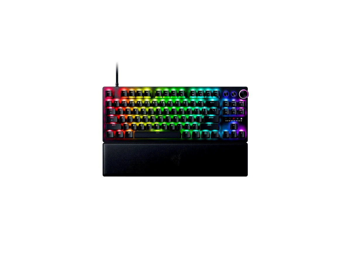 Revisão Razer Huntsman V3 Pro Tenkeyless Preto RZ03-04980200-R3U1, versão original de 1.000 Hz — não confundir com Huntsman V3 Pro TKL 8KHz: agilidade máxima, mas com concessões no conforto