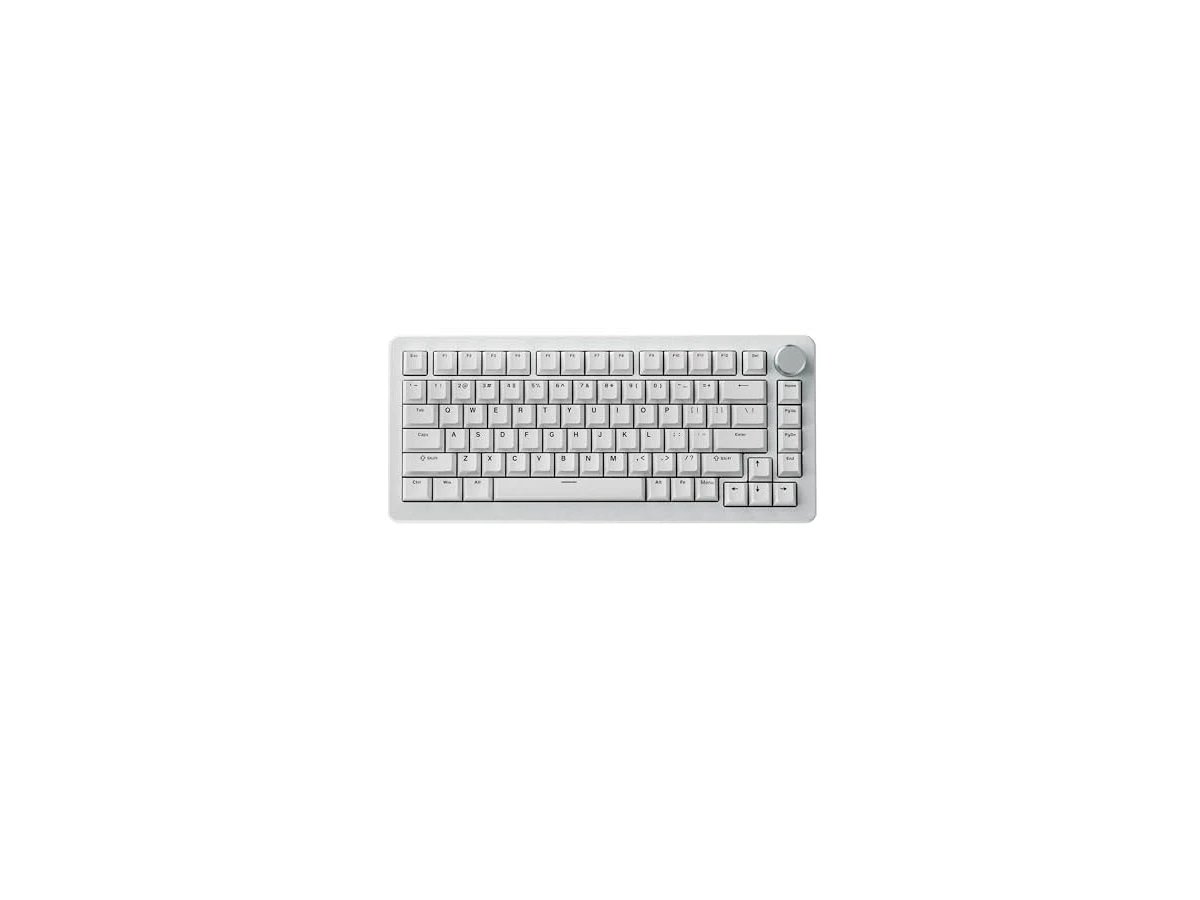 Revisão DrunkDeer Teclado mecânico para jogos A75 Pro com acionamento rápido, interruptor magnético silencioso, perfil cereja RGB 75% 82 teclas ANSI com fio, branco: Alto desempenho em Efeito Hall por uma fração do preço