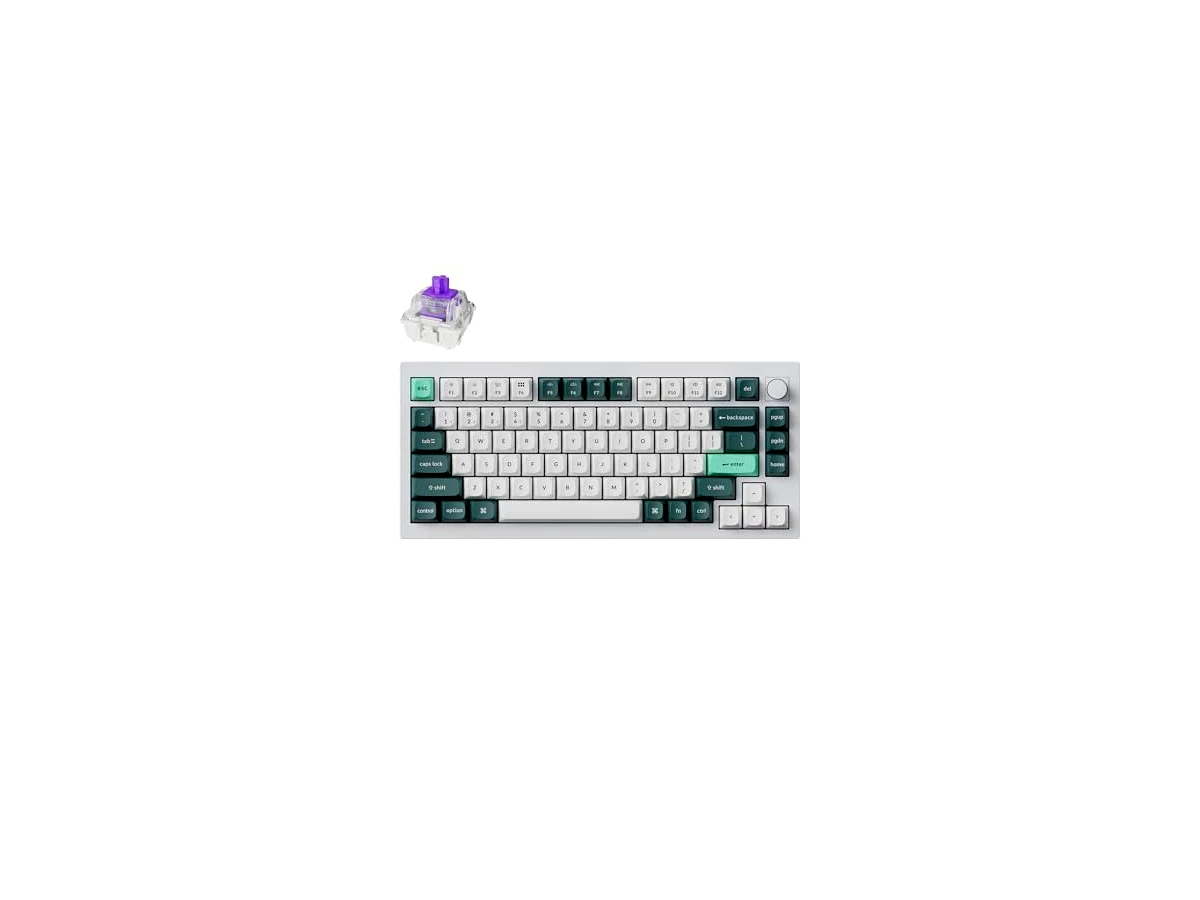 Revisão Keychron Q1 HE QMK Teclado mecânico personalizado sem fio com gatilho rápido, 2,4 GHz/Bluetooth/com fio, 75% de troca a quente, programável, RGB Gateron, interruptores magnéticos de trilho duplo para: a combinação definitiva de acústica premium e vantagens competitivas em eSports.