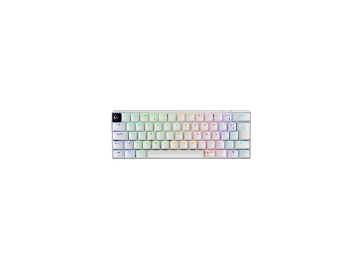Revisão Teclado Mecânico Gamer Sem Fio Logitech G PRO X 60 LIGHTSPEED com Design Ultra Compacto TKL 60%, Switch Óptico GX Tactile, RGB LIGHTSYNC, Conexão Bluetooth ou USB, Compatível com Windows - Branco: o companheiro ideal para torneios presenciais