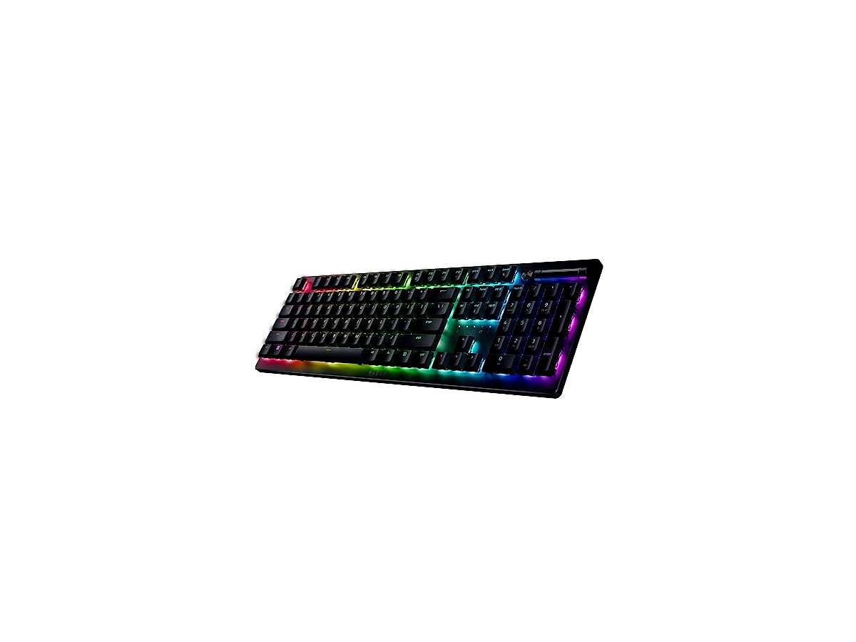 Revisão Razer- Teclado sem fio para jogos DeathStalker V2 Pro: Interruptores ópticos de baixo perfil Linear Red - HyperSpeed Wireless e Bluetooth - Chroma RGB - Até 200 Hr Ba: velocidade absoluta para setups espaçosos