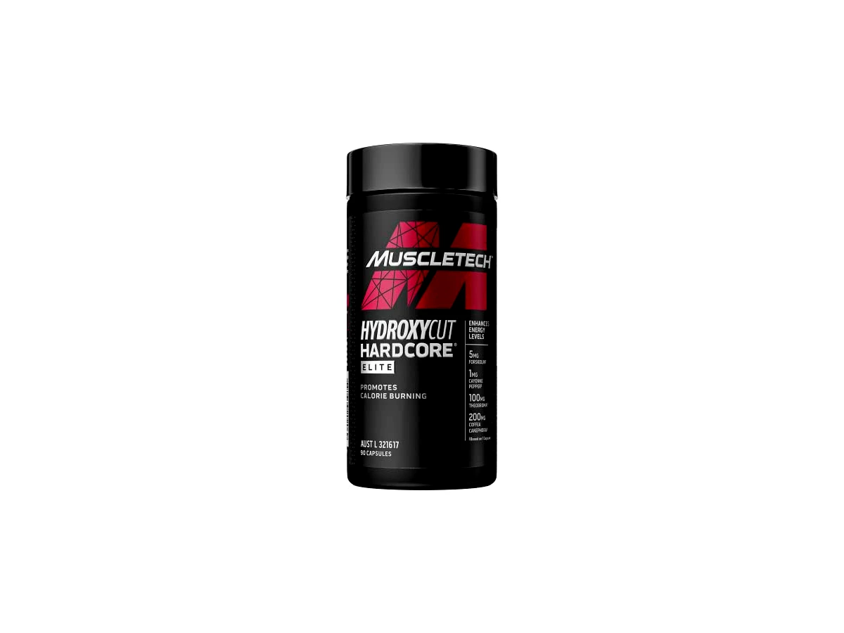 Revisão MuscleTech Hydroxycut Hardcore Elite (100 Cápsulas): energia explosiva para quem tem alta tolerância