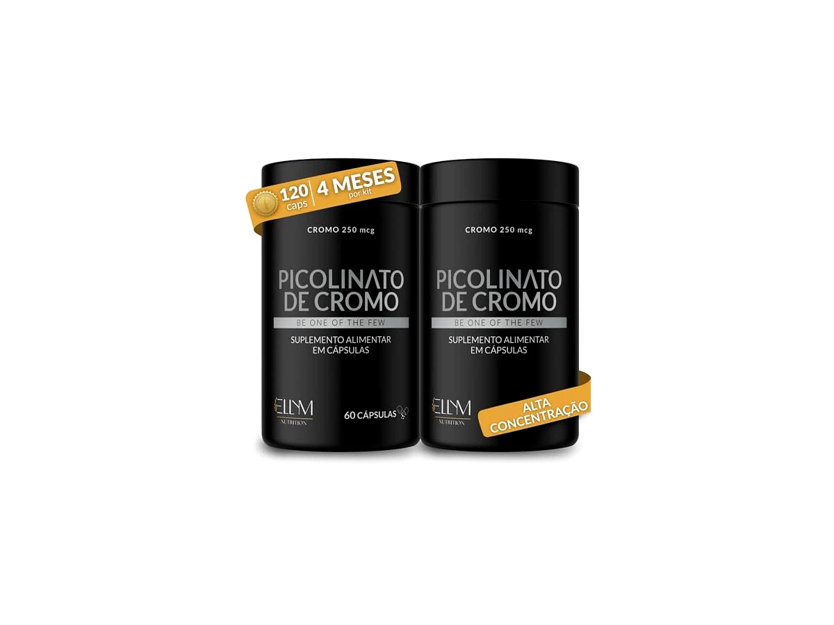 Revisão Picolinato de Cromo 250mcg (120 cápsulas) - Growth Supplements: a solução mais barata para frear a fome emocional