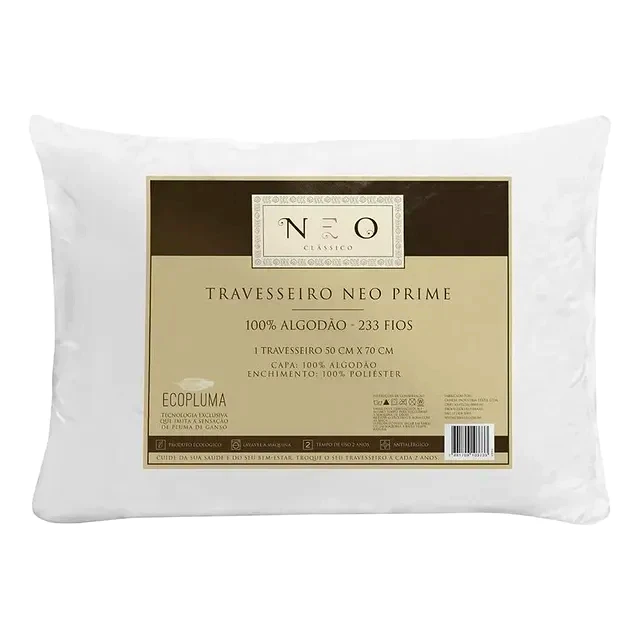 teste Travesseiro Camesa Ecopluma 50x70cm Neo Prime