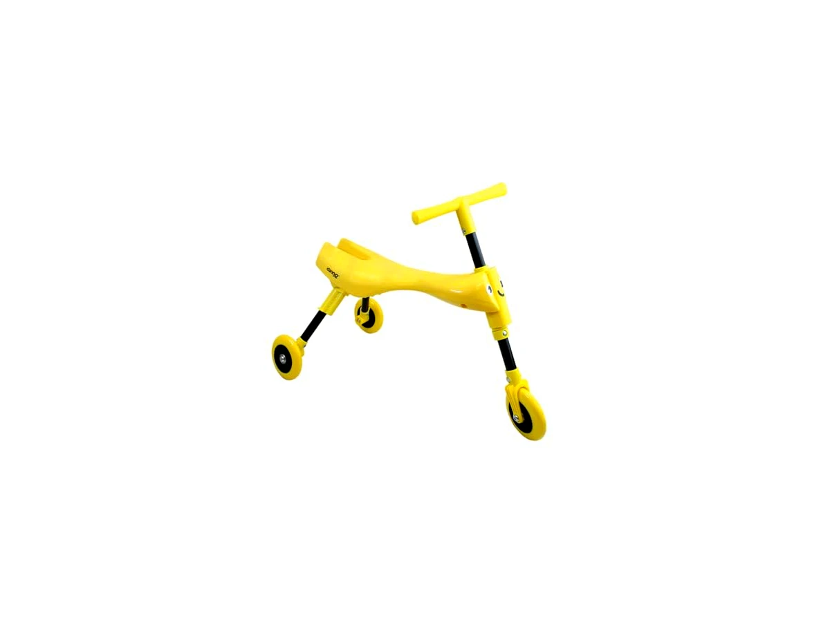 Clingo Triciclo Infantil Dobrável Amarelo