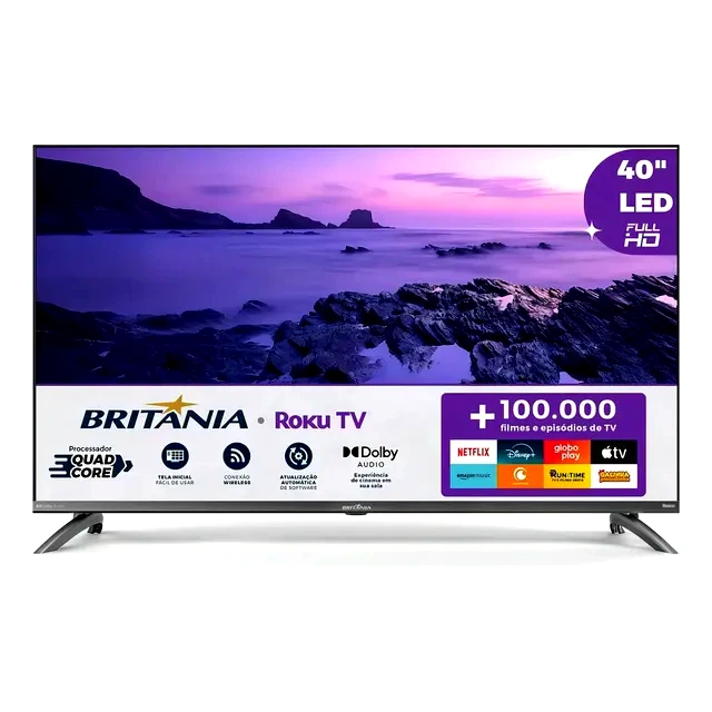 Revisão Smart TV Britânia 40" LED BTV40M9GR2CGB: A escolha certa para quem quer facilidade sem dor de cabeça