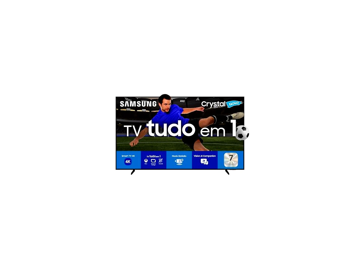 Revisão Samsung Smart TV 50" Crystal UHD 4K U8600F 2026: A melhor porta de entrada para jogos na nuvem e streaming