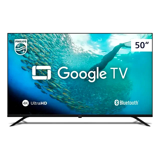 Revisão Smart TV Philips 50" 4K 50PUG7019: um toque de elegância na sala com áudio de cinema