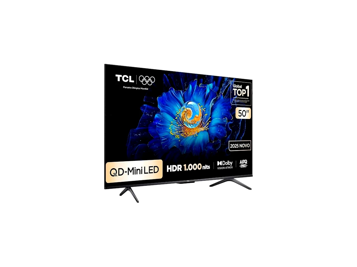 Revisão Smart TV TCL 50 Polegadas QLED Mini LED 4K C6KS WiFi Bluetooth Google TV HDR10+ Dolby Atmos 50C6KS: a melhor tela para cinema em casa